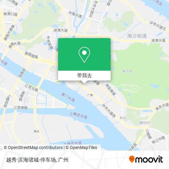 越秀·滨海珺城-停车场地图