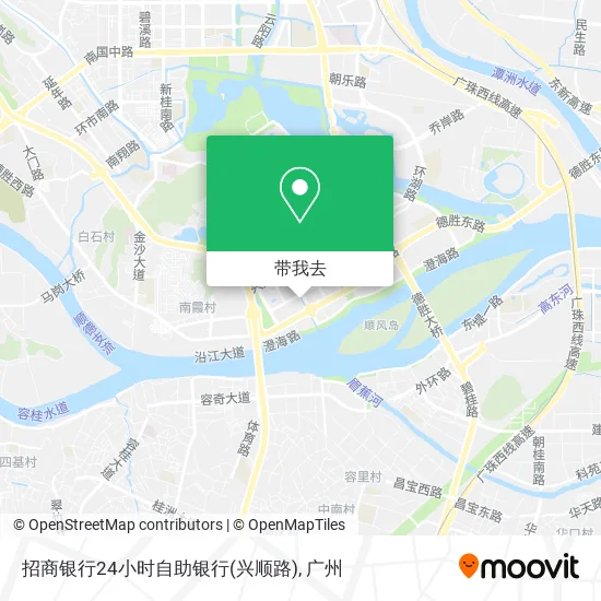 招商银行24小时自助银行(兴顺路)地图