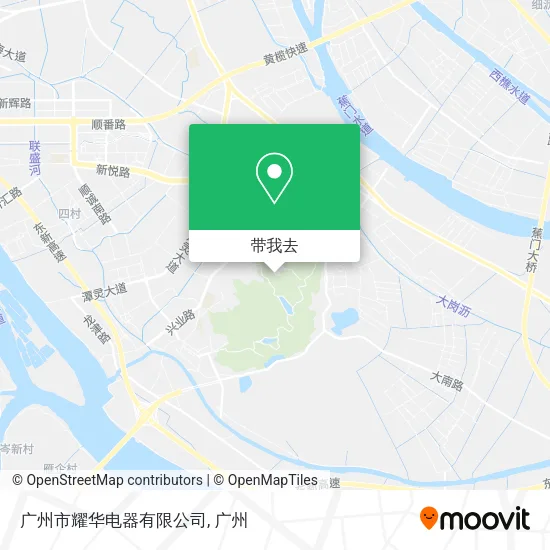 广州市耀华电器有限公司地图