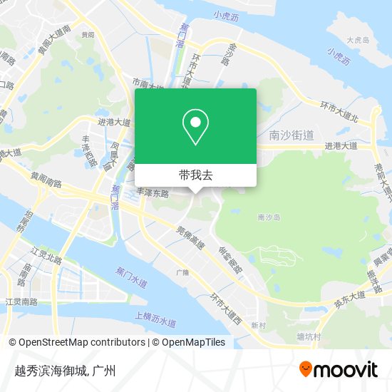 越秀滨海御城地图