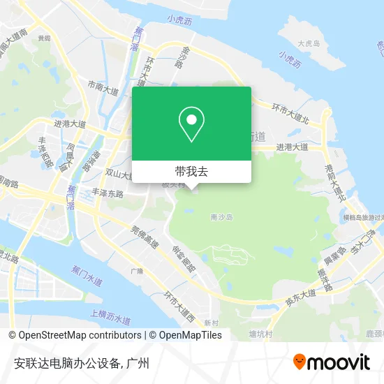 安联达电脑办公设备地图