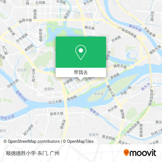 顺德德胜小学-东门地图