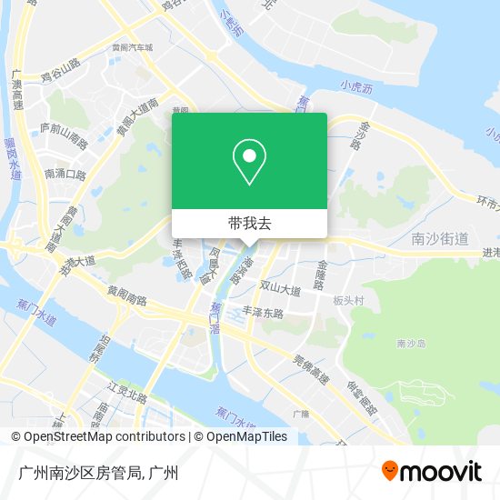 广州南沙区房管局地图