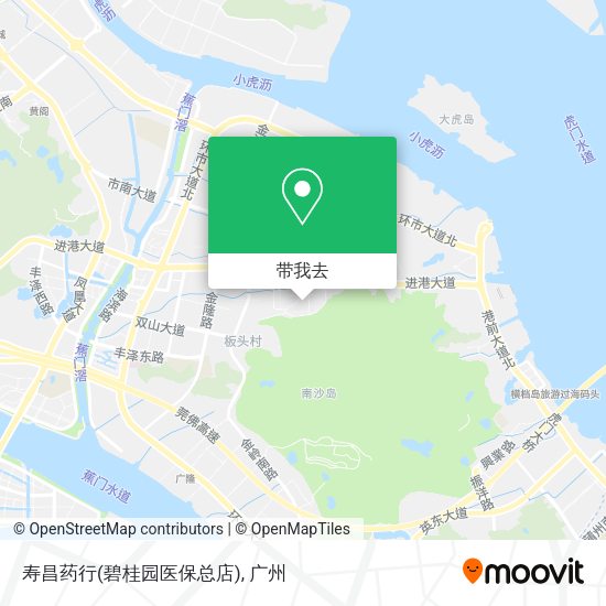 寿昌药行(碧桂园医保总店)地图