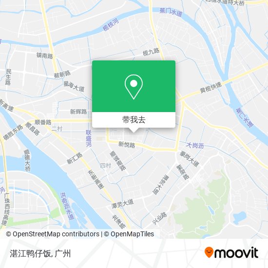 湛江鸭仔饭地图