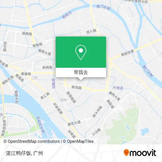 湛江鸭仔饭地图