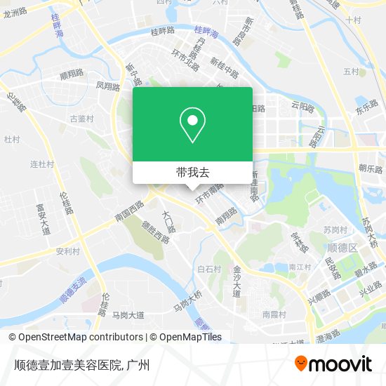 顺德壹加壹美容医院地图