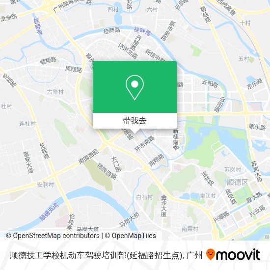 顺德技工学校机动车驾驶培训部(延福路招生点)地图