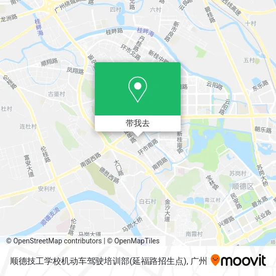 顺德技工学校机动车驾驶培训部(延福路招生点)地图