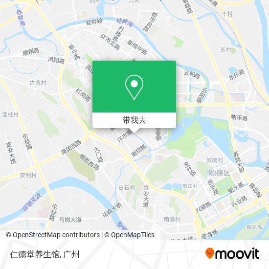 仁德堂养生馆地图