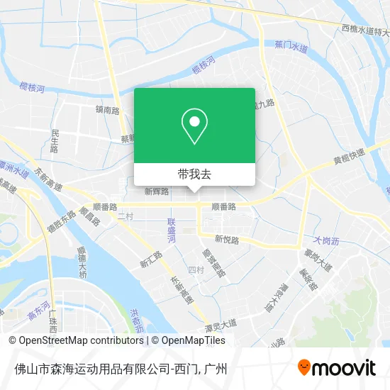 佛山市森海运动用品有限公司-西门地图