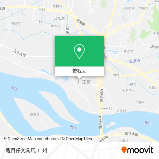 醒目仔文具店地图