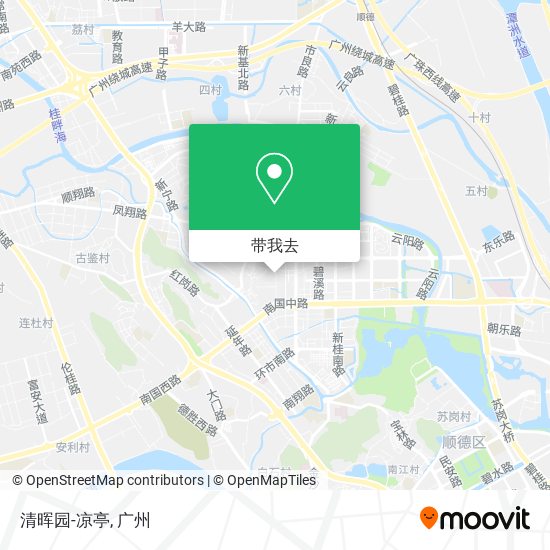 清晖园-凉亭地图