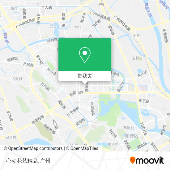 心动花艺精品地图