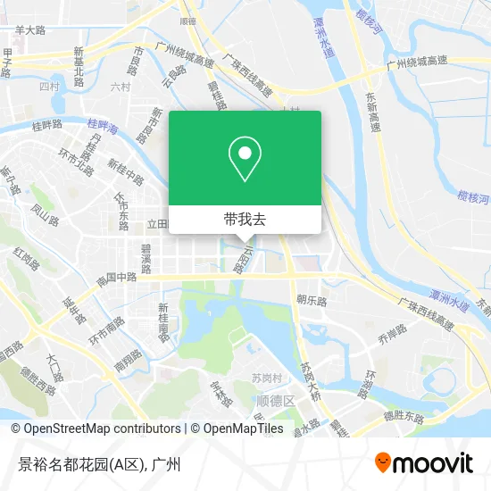 景裕名都花园(A区)地图