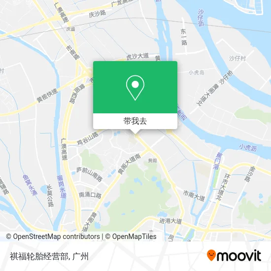 祺福轮胎经营部地图