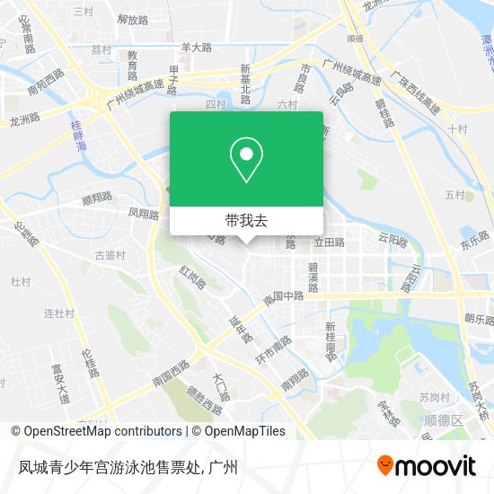 凤城青少年宫游泳池售票处地图