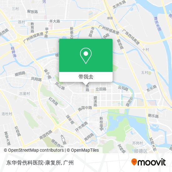 东华骨伤科医院-康复所地图