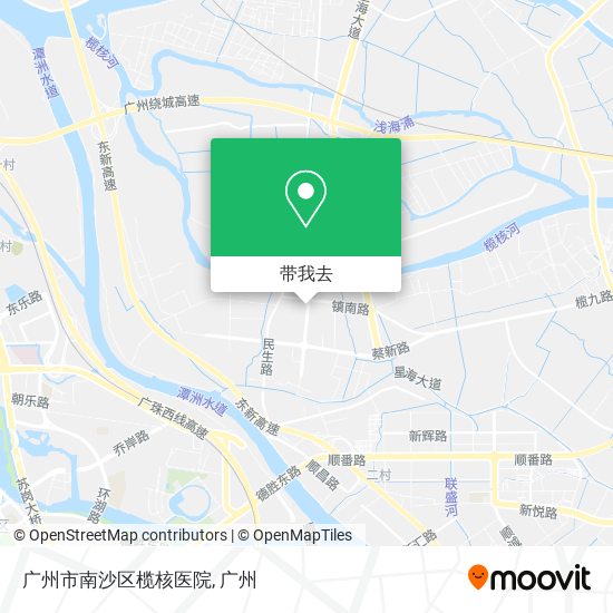 广州市南沙区榄核医院地图