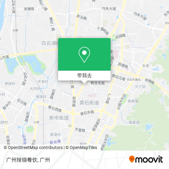 广州辣猫餐饮地图