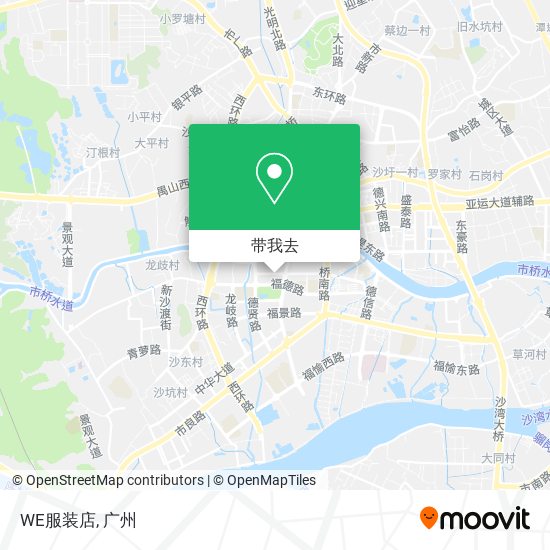 WE服装店地图