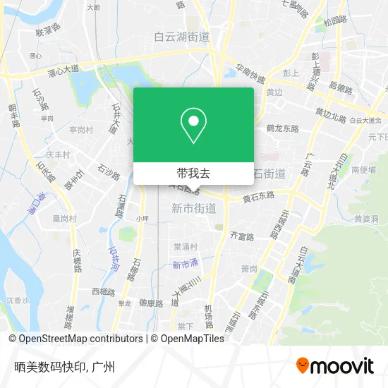 晒美数码快印地图