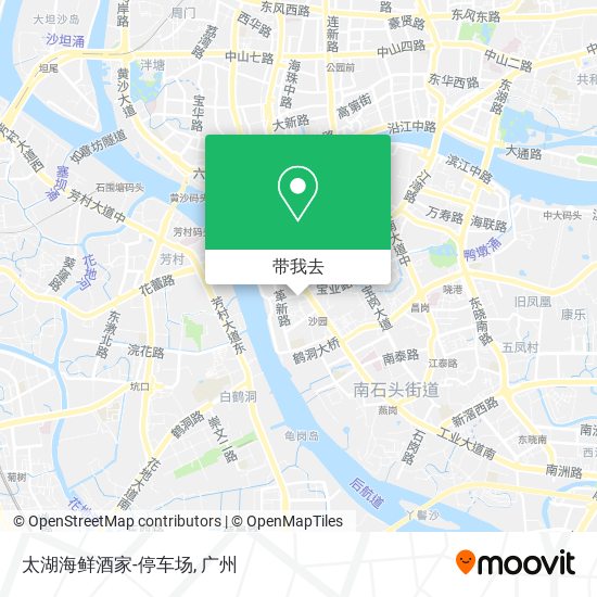 太湖海鲜酒家-停车场地图