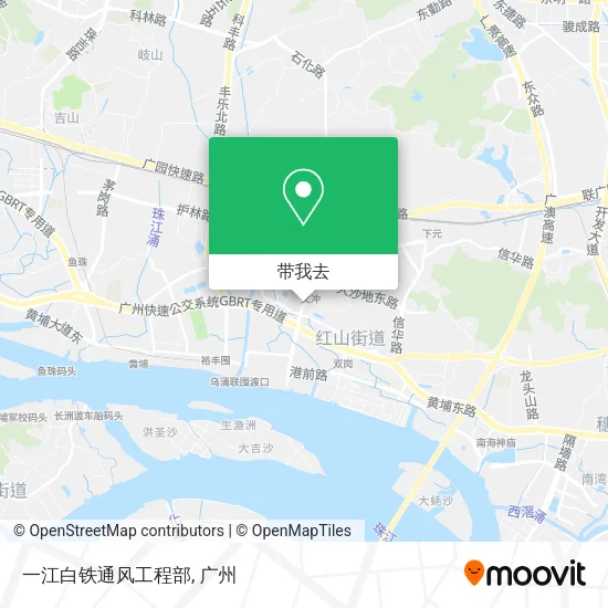 一江白铁通风工程部地图