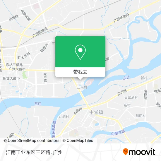 江南工业东区三环路地图