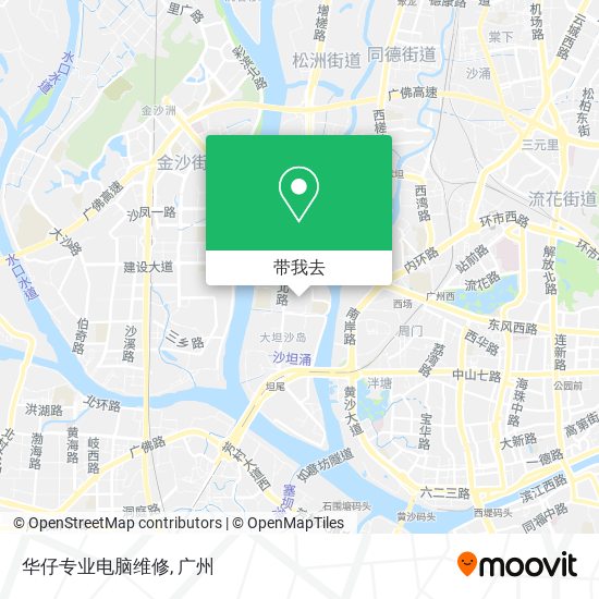 华仔专业电脑维修地图