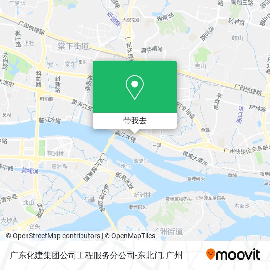 广东化建集团公司工程服务分公司-东北门地图