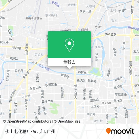 佛山电化总厂-东北门地图
