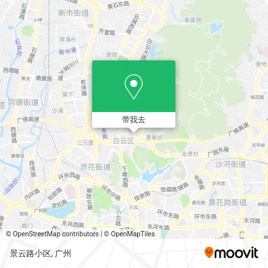 景云路小区地图