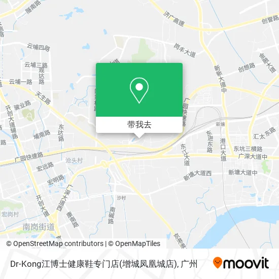 Dr-Kong江博士健康鞋专门店(增城凤凰城店)地图