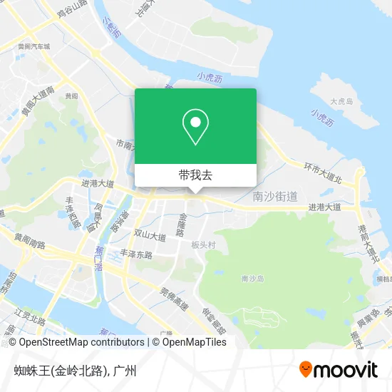蜘蛛王(金岭北路)地图