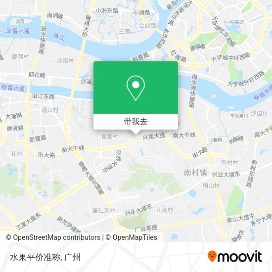 水果平价准称地图