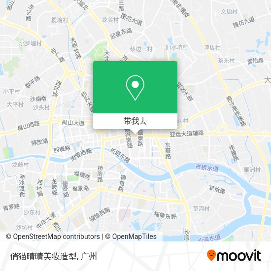 俏猫晴晴美妆造型地图