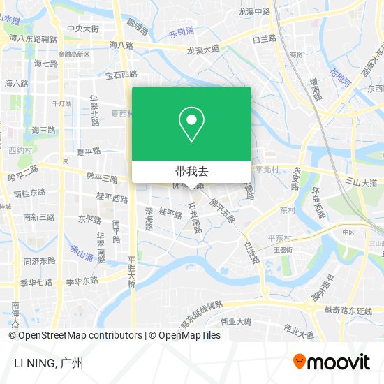 LI NING地图