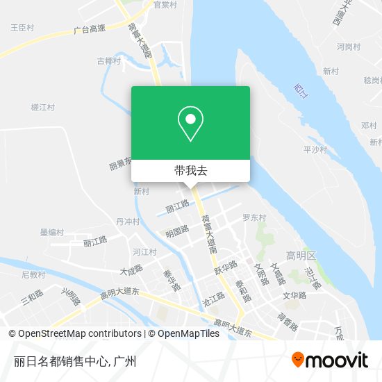 丽日名都销售中心地图
