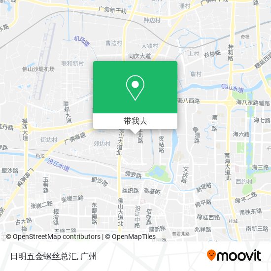 日明五金螺丝总汇地图