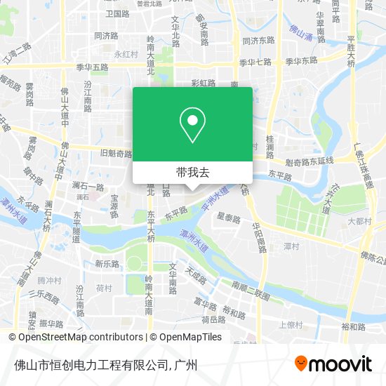 佛山市恒创电力工程有限公司地图