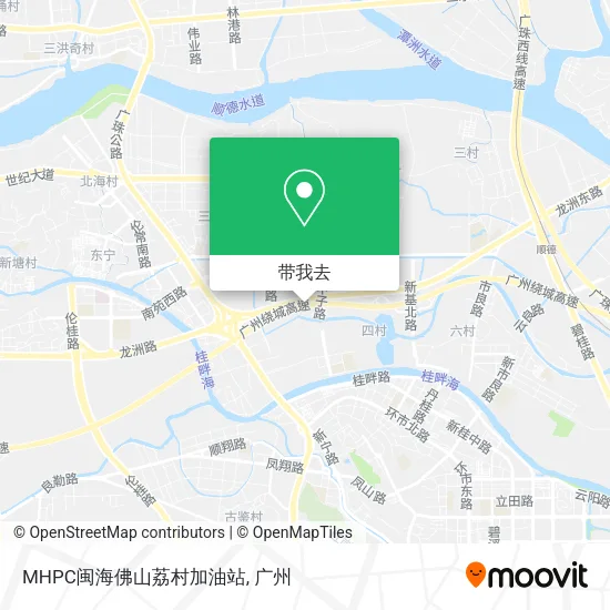 MHPC闽海佛山荔村加油站地图