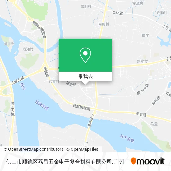 佛山市顺德区荔昌五金电子复合材料有限公司地图