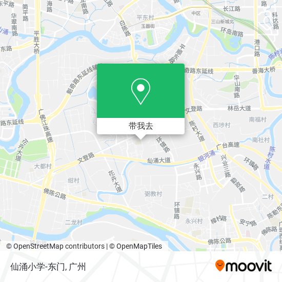 仙涌小学-东门地图