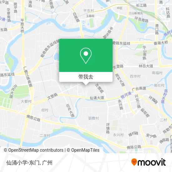 仙涌小学-东门地图