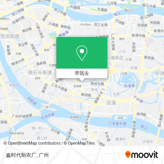 鑫时代制衣厂地图