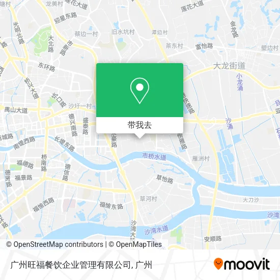 广州旺福餐饮企业管理有限公司地图