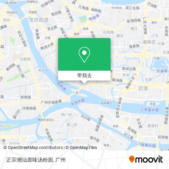 正宗潮汕原味汤粉面地图