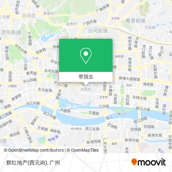 辉红地产(西元岗)地图