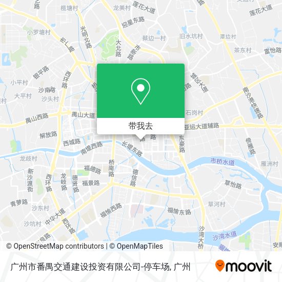 广州市番禺交通建设投资有限公司-停车场地图